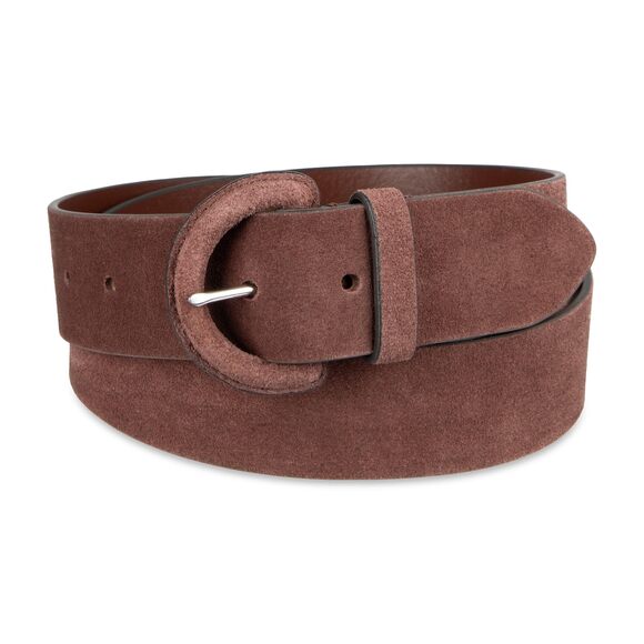 Accessories - 4323 Women's Leather Covered Buckle Wide Width Belt For Dresses, Jeans,